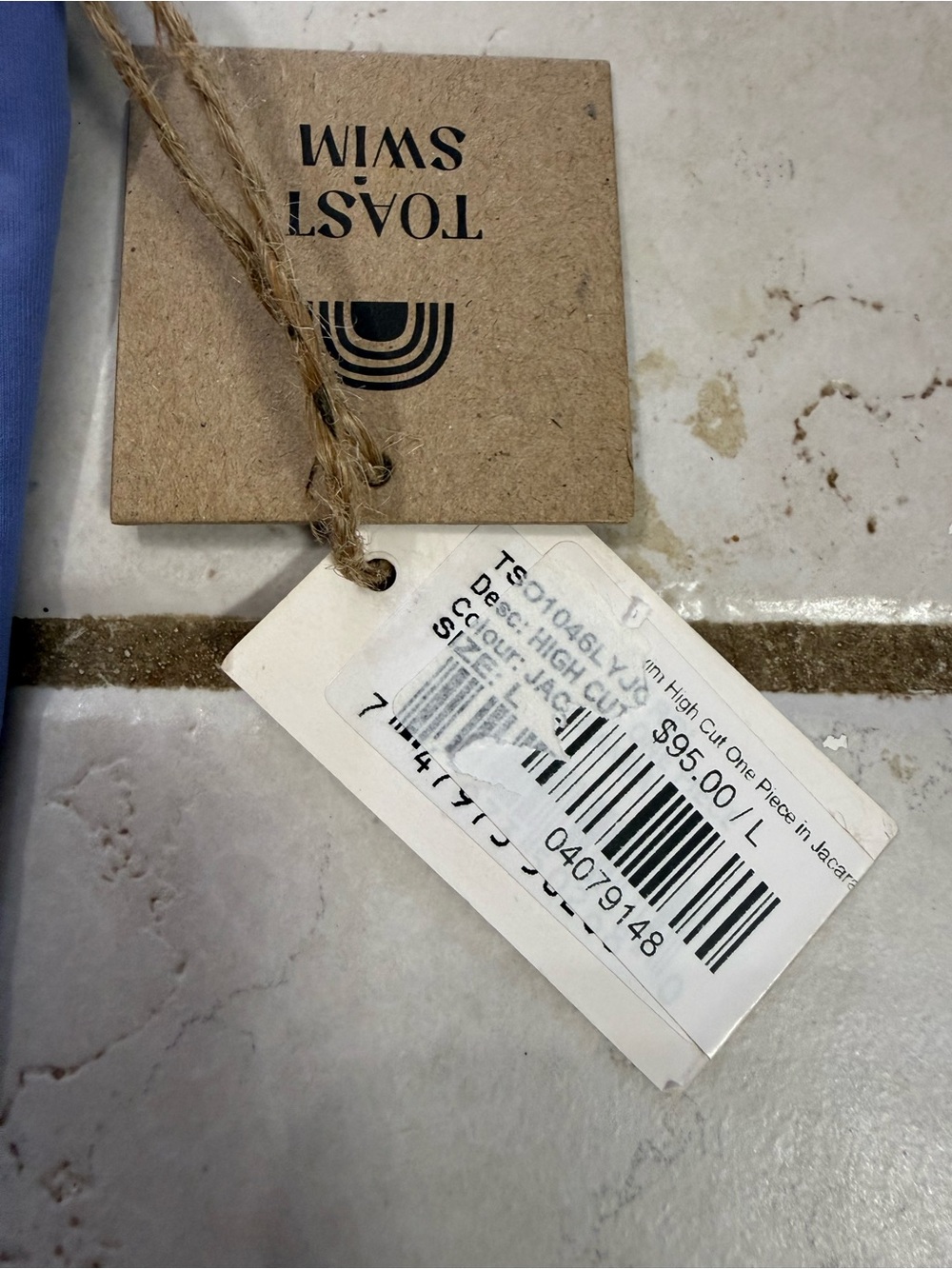 NWT Toast Swim High Cut One Piece Swimsuit - Picture 4 of 14